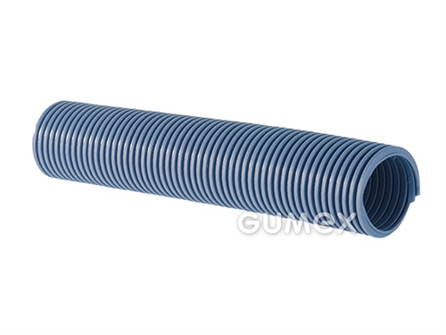 Vysavačová hadice EVA INDUSTRIAL, 25/32,5mm, -0,5bar, PVC, -30°C/+60°C, šedomodrá